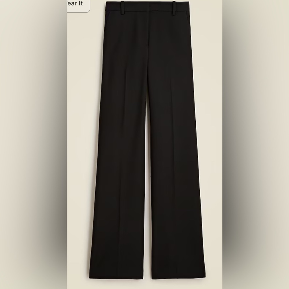 NWOT JCrew Wide-leg essential pant in city crepe